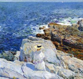 The South Ledges, Appledore Artwork by Frederick Childe Hassam