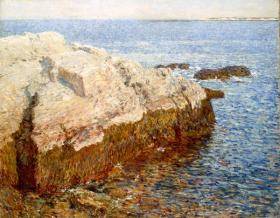 Cliff Rock - Appledore Artwork by Frederick Childe Hassam