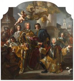 Emperor Charles VI and Gundacker, Count Althann Artwork by Francesco Solimena