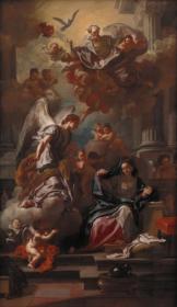 The Annunciation Artwork by Francesco Solimena