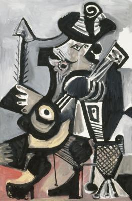 Musicien (musician) Artwork by Pablo Picasso