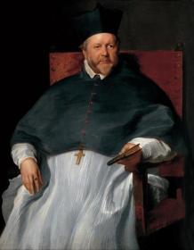 Bishop Jan van Malderen Artwork by Anthony van Dyck