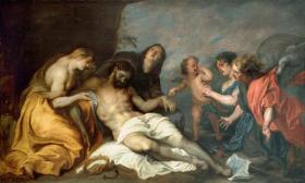 Lamentation over the Dead Christ Artwork by Anthony van Dyck