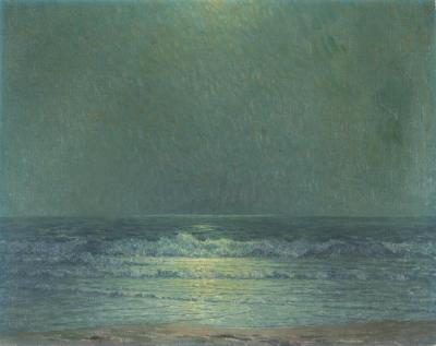 Last Light At Low Tide Artwork by Granville Redmond