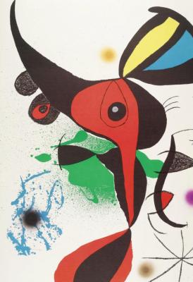 Oda A Joan Miro - Two Plates Artwork by Joan Miró