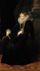Portrait of a Genovese Lady Artwork by Anthony van Dyck