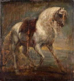 A Grey Horse Artwork by Anthony van Dyck