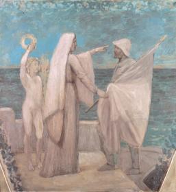 Study for Patriotism Artwork by Pierre Puvis de Chavannes