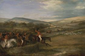 The Berkeley Hunt,1842,Full Cry Artwork by Francis Calcraft Turner