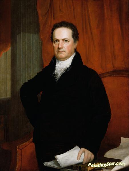 Dewitt Clinton Artwork by John Wesley Jarvis