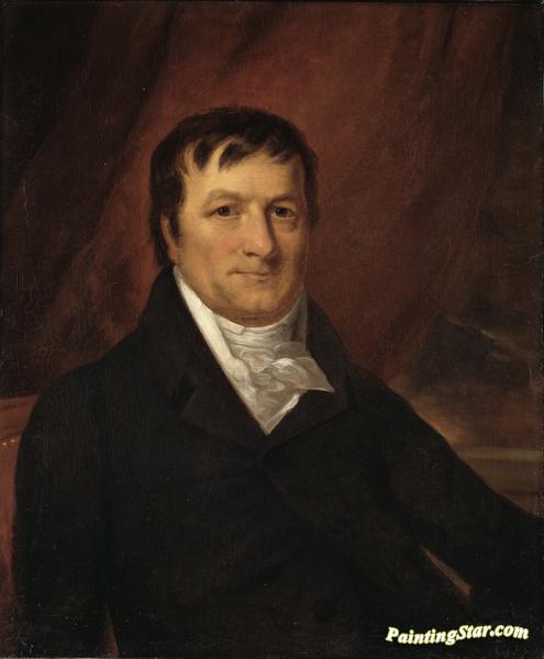 John Jacob Astor Artwork by John Wesley Jarvis