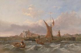 Tilbury Fort,wind Against The Tide Artwork by William Clarkson Stanfield