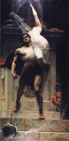 Ajax And Cassandra Artwork by Solomon Joseph Solomon