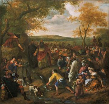 Moses Striking The Rock Artwork by Jan Steen