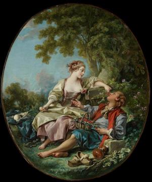 Les Sabots Artwork by Francois Boucher