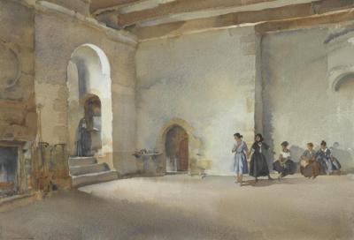 Interuption Artwork by Sir William Russell Flint