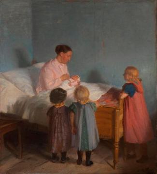 Little Brother Artwork by Anna Ancher