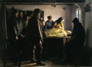 The Drowned Fisherman Artwork by Michael Peter Ancher