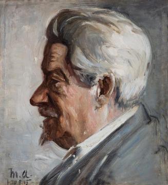 Georg Brandes Artwork by Michael Peter Ancher