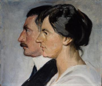 King Christian X and Queen Alexandrine of Denmark Artwork by Michael Peter Ancher