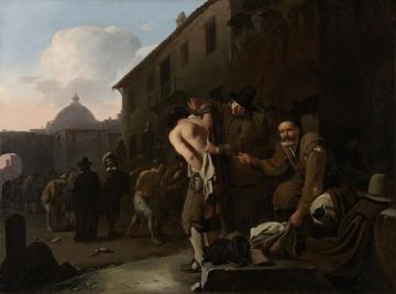 Clothing the Naked Artwork by Michael Sweerts