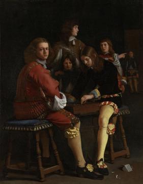 Damspelers Artwork by Michael Sweerts