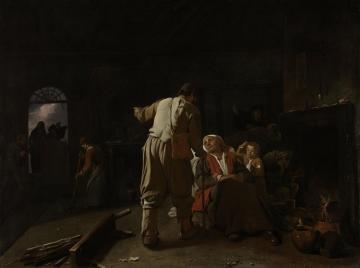 Visiting The Sick Artwork by Michael Sweerts