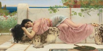 When The Heart Is Young Artwork by John William Godward