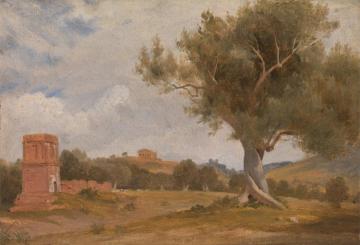 A View at Girgenti in Sicily with the Temple of Concord and Juno Artwork by Sir Charles Lock Eastlake