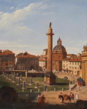 A View of Trajan's Forum, Rome Artwork by Sir Charles Lock Eastlake