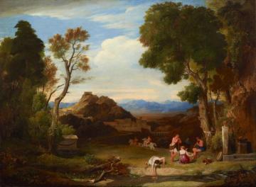Classical landscape Artwork by Sir Charles Lock Eastlake