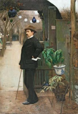 Portrait Of Miquel Utrillo I Artwork by Santiago Rusiñol Prats