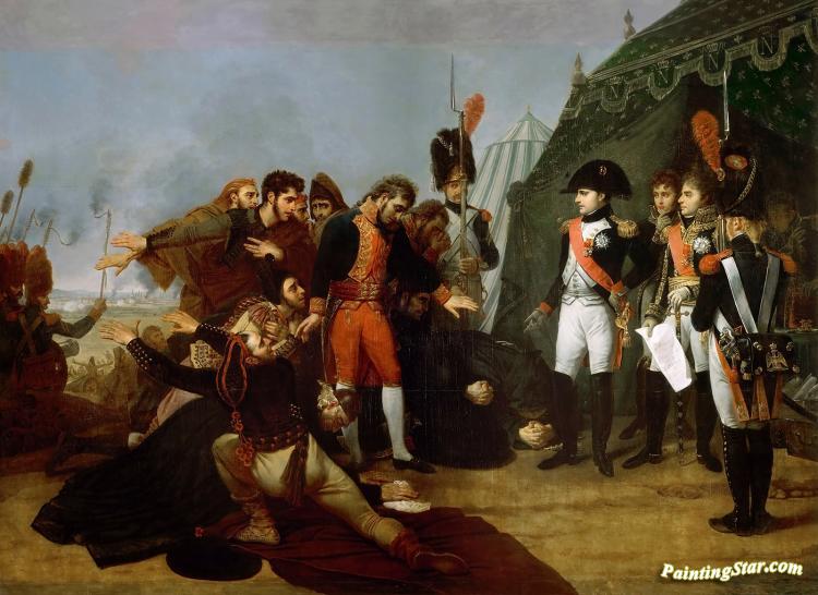 Napoleon Accepts The Surrender Of Madrid, 4 December 1808 Artwork by Antoine Jean Gros