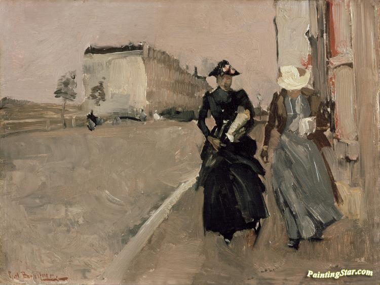 Gust of wind Artwork by George Heidrik Breitner