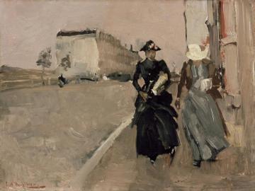 Gust of wind Artwork by George Heidrik Breitner