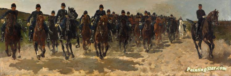 Cavalry Artwork by George Heidrik Breitner