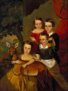 Portrait Of The Jones Children Of Galveston Artwork by Thomas Flintoff