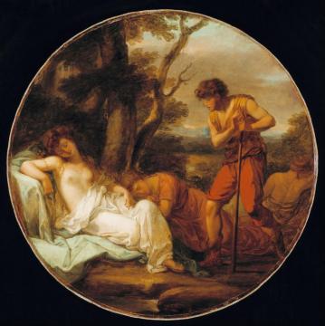 Cymon and Iphigenia Artwork by Angelica Kauffmann