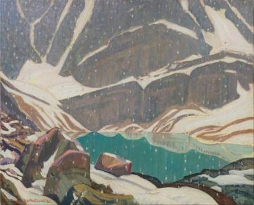 Mountain Solitude (Lake Oesa) Artwork by James Edward Harvey MacDonald
