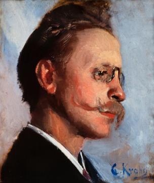 Otto Benzon Artwork by Christian Krohg
