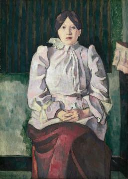 Portrait of Marie Lemasson Artwork by Émile Bernard