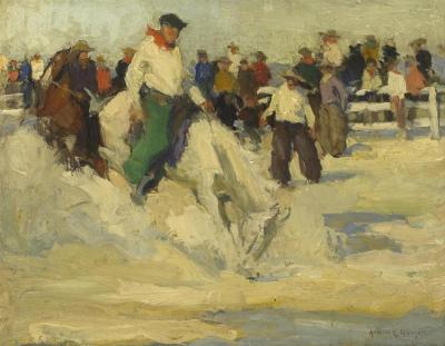 Bucking Bronco Artwork by Armin Hansen