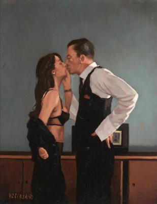 Study For Pincer Movement Artwork by Jack Vettriano