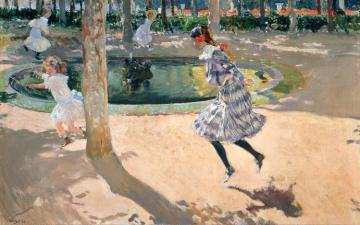 The Skipping Rope Artwork by Joaquin Sorolla y Bastida