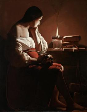 The Magdalen With The Smoking Flame Artwork by Georges de la Tour