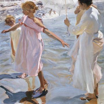 Time For A Bathe, Valencia Artwork by Joaquin Sorolla y Bastida