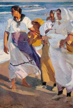 Fisherwomen From Valencia Artwork by Joaquin Sorolla y Bastida