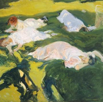 La Siesta Artwork by Joaquin Sorolla y Bastida