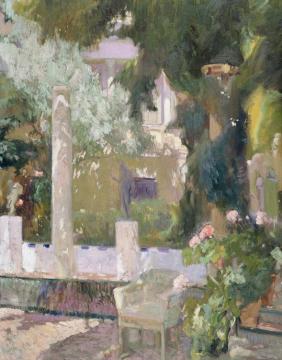 The Gardens At The Sorolla Family House Artwork by Joaquin Sorolla y Bastida