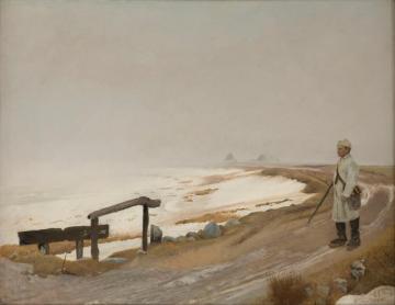 Foggy winter's day Artwork by Laurits Andersen Ring